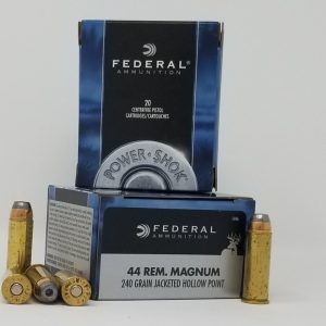 FEDERAL 44 REM POWER SHOCK 240GR HP
