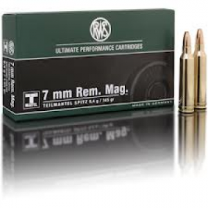 BALAS RWS TEIL MANTEL 7mm. Rem. Mag. 145GR