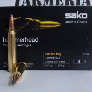 BALAS SAKO HAMMERHEAD 300Win. 220GR