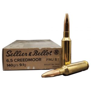 SELLIER & BELLOT FMJ 6.5 CREEDMOOR 140GR