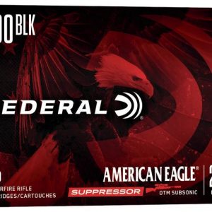 Municion metalica FEDERAL American Eagle - 300 AAC Blk - 220 grains - OTM