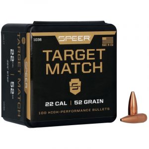 Puntas de bala SPEER Target Match - .224" - 52 grains